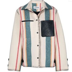 Loewe Striped Wool Jacket